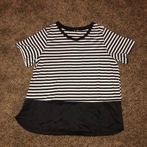 Black and White striped shirt